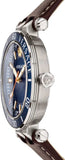 Versace Greca Sport Analog Blue Dial Brown Leather Strap Watch For Men - VEZ300121 Authentic Buy Shop Now