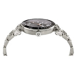 Versace Greca Sport Quartz Black Dial Silver Steel Strap Watch For Men - VEZ300321 Authentic Buy Shop Now
