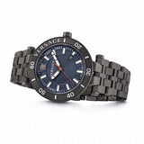 Versace Greca Sport Quartz Black Dial Black Steel Strap Watch For Men - VEZ300621 Authentic Buy Shop Now