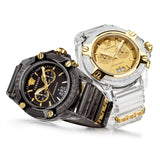 Versace Icon Active Chronograph Gold Dial White Silicone Strap Watch for Men - VEZ700121 Authentic Buy Shop Now