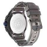 Versace icon Active Chronograph Black Dial Black Silicone Strap Watch For Men - VEZ700622 Authentic Buy Shop Now