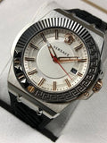 Versace Chain Reaction Quartz White Dial Black Rubber Strap Watch for Men - VEDY00219 Authentic Buy Shop Now