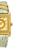 Versace DV-25 Gold Dial Off White Leather Strap Watch for Women - VQF030015 Authentic Buy Shop Now