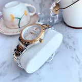 Versace Hellenyium Silver Dial Two Tone Steel Strap Watch for Women - V12030015 Authentic Buy Shop Now