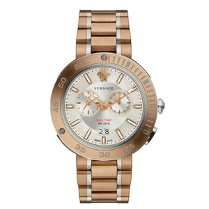 Versace V Extreme Chronograph White Dial Rose Gold Stainless Steel Watch for Women - VCN050017 Authentic Buy Shop Now