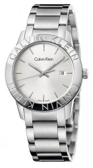 Calvin Klein Steady Silver Dial Silver Steel Strap Watch for Women - K7Q21146 Authentic Buy Shop Now