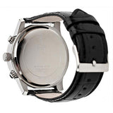 Guess Exec Chronograph Quartz Black Dial Black Leather Strap Watch for Men - W0076G1 Authentic Buy Shop Now