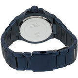 Guess Rigor Multifunction Black Dial Blue Steel Strap Watch for Men - W0218G4 Authentic Buy Shop Now