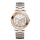 Guess BFF Multifunction Silver Dial Two Tone Steel Strap Watch for Women - W0231L5 Authentic Buy Shop Now