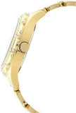 Guess Siren Diamonds Silver Dial Gold Steel Strap Watch for Women - W0442L2 Authentic Buy Shop Now