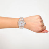Guess Mist Quartz Silver Dial Two Tone Steel Strap Watch For Women - W0443L4 Authentic Buy Shop Now
