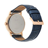 Guess Analog Blue Dial Blue Leather Strap Watch For Men - W0496G4 Authentic Buy Shop Now