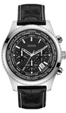 Guess Persuit Multifunction Black Dial Black Leather Strap Watch for Men - W0500G2 Authentic Buy Shop Now