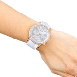 Guess Sport White Dial White Rubber Strap Watch For Women - W0616L1 Authentic Buy Shop Now