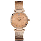 Guess Soho Rose Gold Dial Stainless Steel Watch For Women - W0638L4 Authentic Buy Shop Now