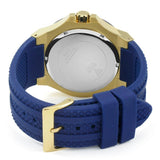 Guess Force Blue & Rose Gold Dial Blue Silicone Strap Watch For Men - W0674G2 Authentic Buy Shop Now
