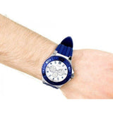Guess Force White Dial Blue Rubber Strap Watch For Men - W0674G4 Authentic Buy Shop Now
