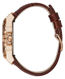 Guess Limelight Analog White Dial Brown Leather Strap Watch For Women - W0775l14 Authentic Buy Shop Now