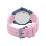 Guess Limelight Blue Dial Pink Rubber Strap Watch For Women - W0775L5 Authentic Buy Shop Now