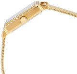 Guess White Dial Gold Mesh Bracelet Watch For Women - W0826L2 Authentic Buy Shop Now