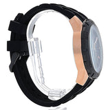 Guess Caliber Chronograph Black Dial Black Rubber Strap Watch for Men - W0864G2 Authentic Buy Shop Now