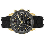 Guess Caliber Chronograph Black Dial Black Rubber Strap Watch for Men - W0864G3 Authentic Buy Shop Now