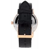Guess Delancy Quartz Silver Dial Black Leather Strap Watch For Men - W0870G2 Authentic Buy Shop Now