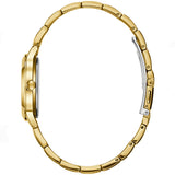 Guess Park Avenue Blue Dial Gold Steel Strap Watch For Women - W0695L2 Authentic Buy Shop Now