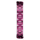Guess Vanity Analog Purple Dial Purple Steel Strap Watch For Women - W1029L4 Authentic Buy Shop Now