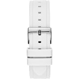 Guess Limelight White Dial White Rubber Strap Watch for Women - W1053L2 Authentic Buy Shop Now
