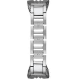 Guess Chiffon Silver Dial Silver Mesh Bracelet Watch For Women - W1083L1 Authentic Buy Shop Now
