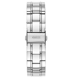 Guess Bedazzle Diamonds Silver Dial Silver Steel Strap Watch For Women - W1097L1 Authentic Buy Shop Now