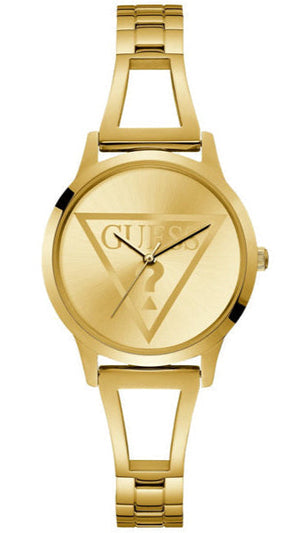 Guess Lola Quartz Gold Dial Gold Steel Strap Watch For Women - W1145L3 Authentic Buy Shop Now