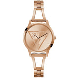 Guess Lola Rose Gold Dial Rose Gold Steel Strap Watch For Women - W1145L4 Authentic Buy Shop Now