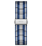 Guess Richmond Blue Dial Two Tone Mesh Bracelet Watch for Men - W1179G1 Authentic Buy Shop Now