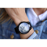 Guess Crush Crystals Silver Dial Black Rubber Strap Watch for Women - W1223L4 Authentic Buy Shop Now
