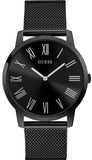 Guess Richmond Black Dial Black Mesh Bracelet Watch for Men - W1263G3 Authentic Buy Shop Now