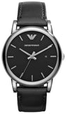 Emporio Armani Classic Quartz Black Dial Black Leather Strap Watch For Men - AR1692 Authentic Buy Shop Now