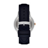 Emporio Armani Renato Analog Blue Dial Blue Leather Strap Watch For Men - AR11188 Authentic Buy Shop Now