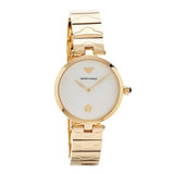 Emporio Armani Arianna Mother of Pearl Dial Gold Steel Strap Watch For Women - AR11198 Authentic Buy Shop Now