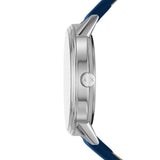 Armani Exchange Cayde Chronograph Blue Dial Blue Leather Strap Watch for Men - AX2746 Authentic Buy Shop Now