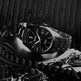 Seiko Presage Sharp Edged Series Black Dial Black Steel Strap Watch For Men - SPB229J1 Authentic Buy Shop Now