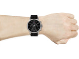 Tommy Hilfiger Daniel Black Dial Black Leather Strap Watch for Men - 1710381 Authentic Buy Shop Now