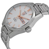 Tag Heuer Carrera Calibre 5 White Dial Silver Steel Strap Watch for Men - WAR201D.BA0723 Authentic Buy Shop Now