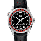 Tag Heuer Carrera Muhammad Ali Calibre 5 Black Dial Black Leather Strap Watch for Men - WAR2A11.FC6337 Authentic Buy Shop Now