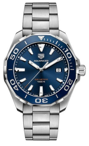 Tag Heuer Aquaracer Blue Dial Watch for Men - WAY101C.BA0746 Authentic Buy Shop Now