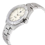 Tag Heuer Aquaracer Quartz White Dial Silver Steel Strap Watch for Men - WAY1111.BA0928 Authentic Buy Shop Now