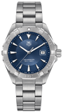 Tag Heuer Aquaracer Quartz Blue Dial Silver Steel Strap Watch for Men - WAY1112.BA0928 Authentic Buy Shop Now