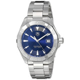 Tag Heuer Aquaracer Quartz Blue Dial Silver Steel Strap Watch for Men - WAY1112.BA0928 Authentic Buy Shop Now
