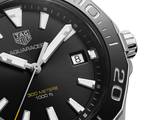 Tag Heuer Aquaracer Black Dial Silver Steel Strap Watch for Men - WAY111A.BA0928 Authentic Buy Shop Now